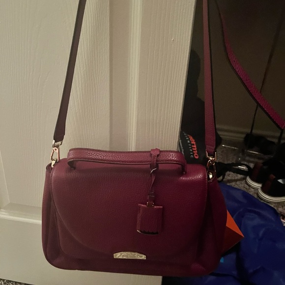Kate Spade leather burgundy shoulder bag - Picture 4 of 5